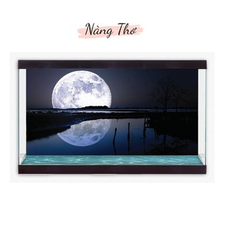 TRANH HỒ CÁ MẶT TRĂNG 3D_THIẾT KẾ NÀNG THƠ