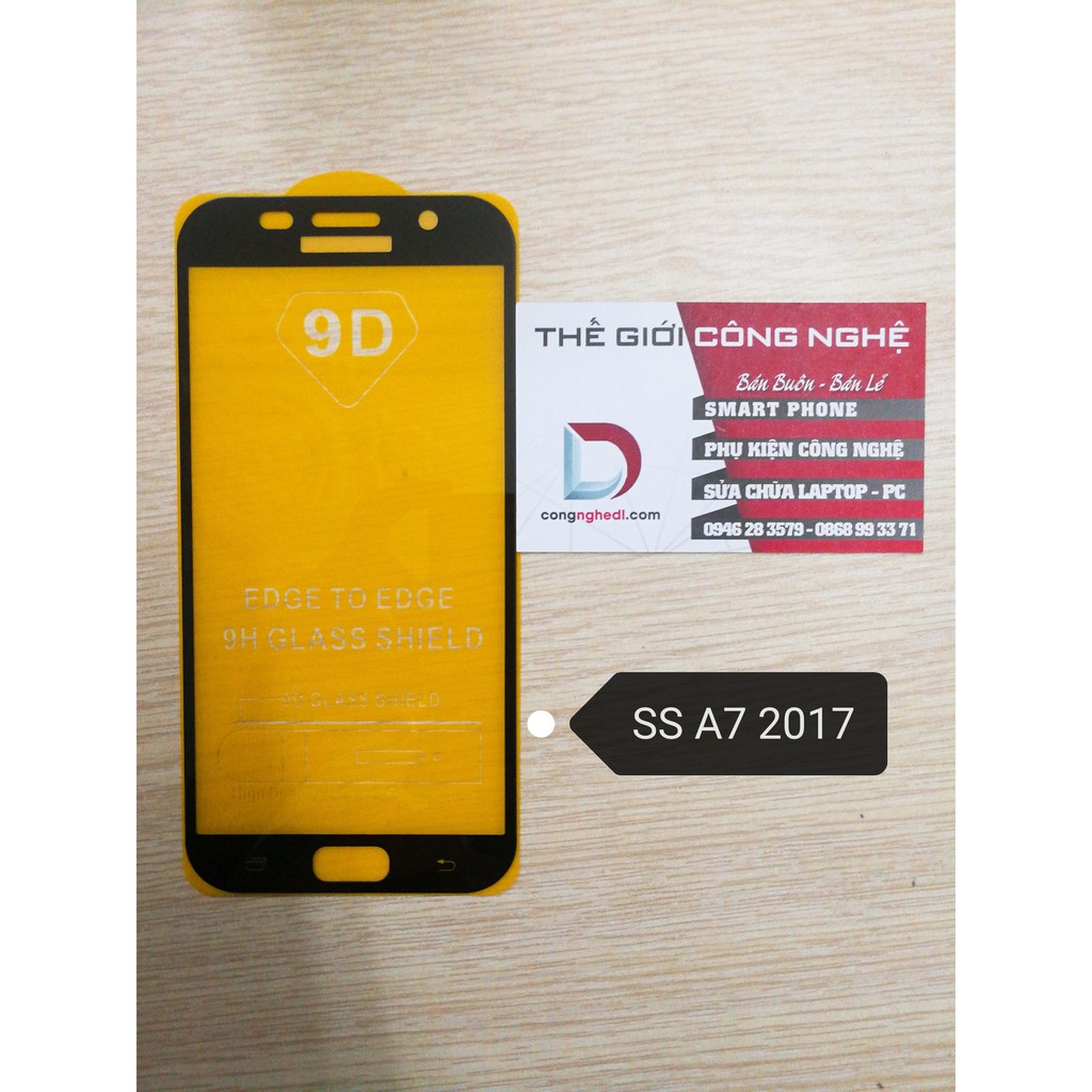 Kính Cường Lực Samsung A7 2017 Full Màn Hình