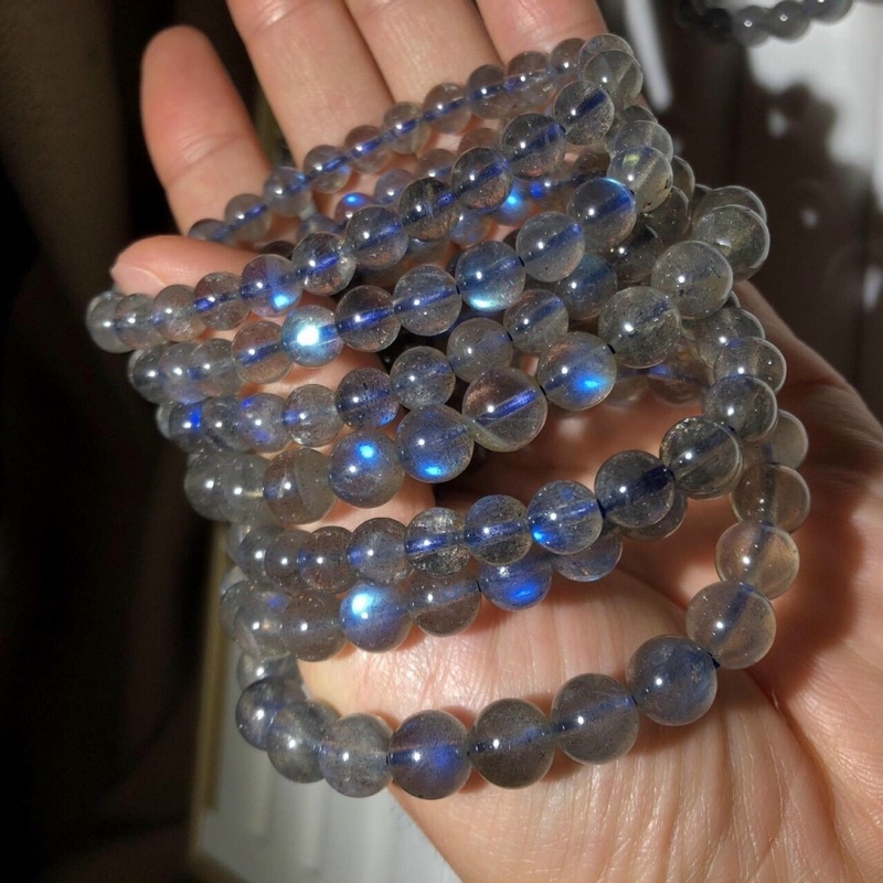 Vòng tay Xà cừ - Labradorite 9mm VIP