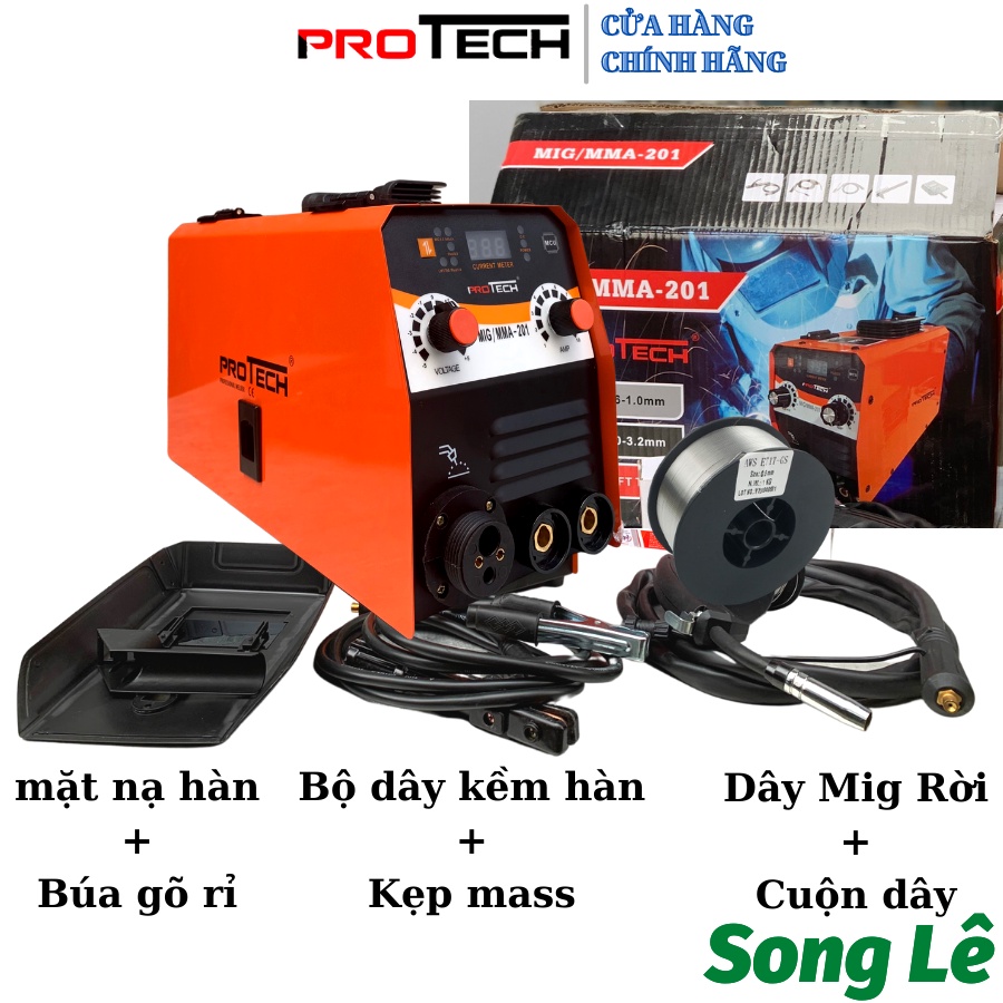 Máy Hàn Mig 3 Chức Năng mini Protech Mig / MMA 201 mini Không Dùng Khí - Thợ và Gia Đình