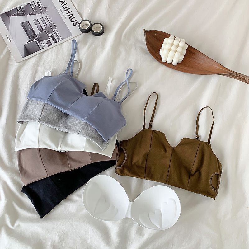 FREESHIP (MS 669) ÁO BRA NỮ CÚP VUÔNG CHUN LƯNG SIÊU XINH (KÈM MÚT ÁO LÓT)