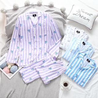 Pijama bts bt21 dài tay sẵn hàng dành cho bts