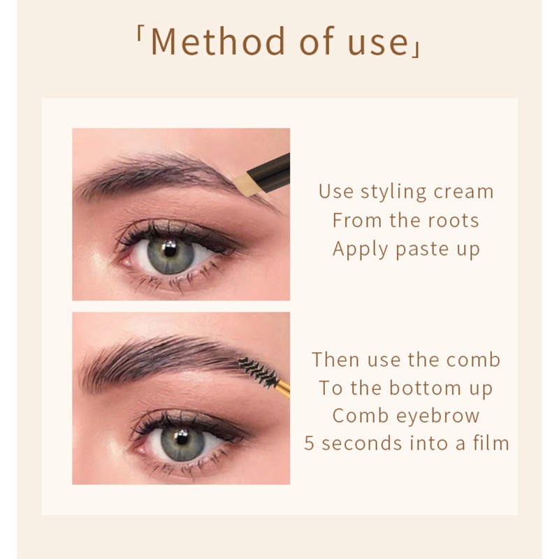 Bộ Gel Định Hình Lông Mày Lâu Trôi Chuyên Nghiệp YOUYO