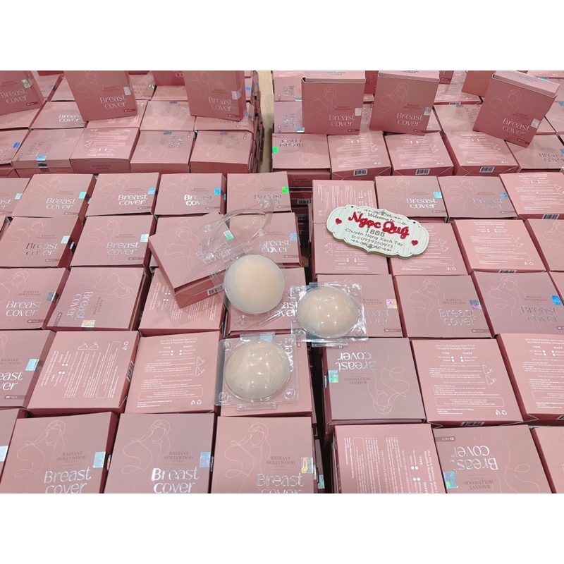 Miếng dán ngực nhiệt tự thân RH Radiant Hollywood Secret Hàng Mỹ, dán ti siêu mỏng, siêu dính, không