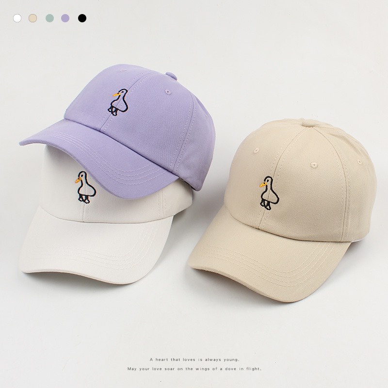 Mũ lưỡi trai Nón kết thêu chữ hình chất nỉ nhung cao cấp form unisex nam nữ