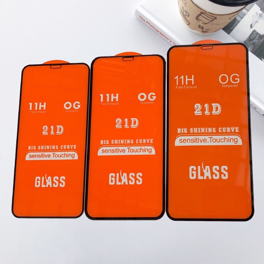 Kính Cường Lực 21.D Full Màn Điện Thoại iphone 6/6plus/6s/6splus/7/7plus/8/8plus/x/xr/xs/11/12/pro/promax - Sen Case