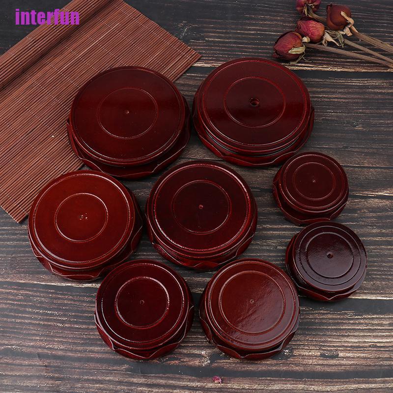 Đế Gỗ Chạm Khắc Hoa Văn Phật Giáo Tinh Tế