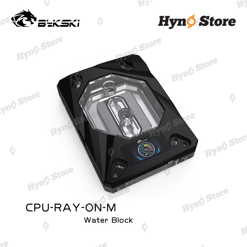 Block CPU AMD Bykski kèm đồng hồ hiển thị nhiệt độ màu Thiết kế mới Tản nhiệt nước custom - Hyno Store
