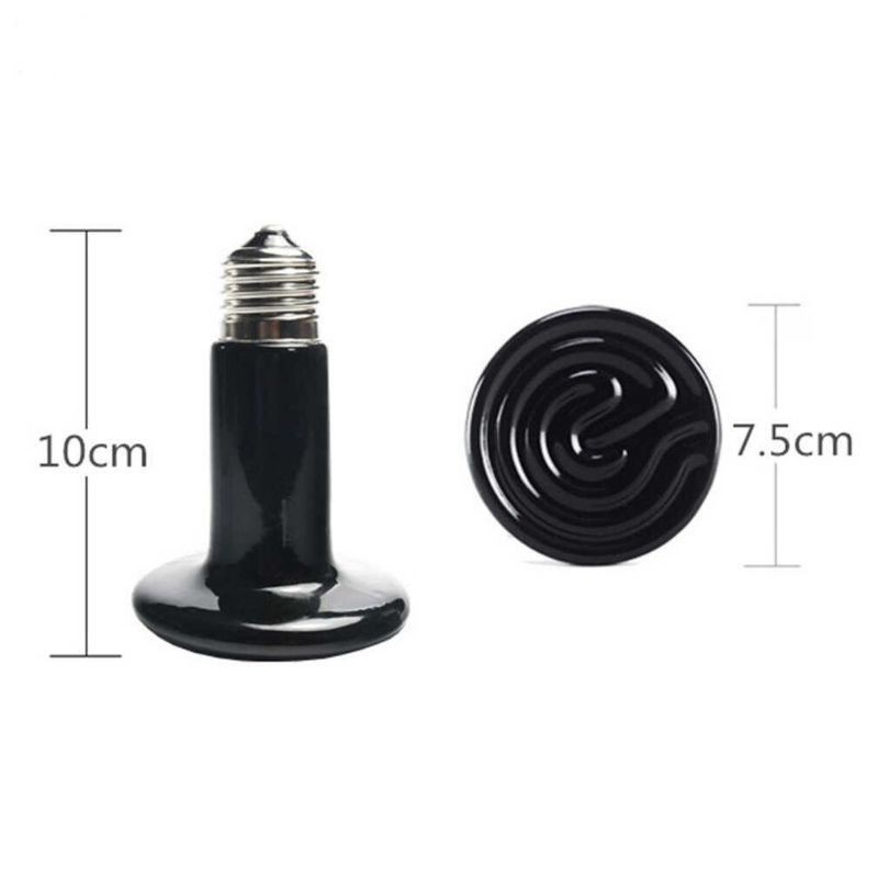 Combo 5 Đèn Sưởi Sứ Cho Bò Sát 50W 75W 100W