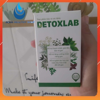 VIÊN UỐNG DETOXLAB - Hỗ Trợ Mát Gan Diệt Ký Sinh Trùng Nâng Cao Thể Trạng Mạnh Đề Kháng - CHÍNH HÃNG HỘP 30 VIÊN
