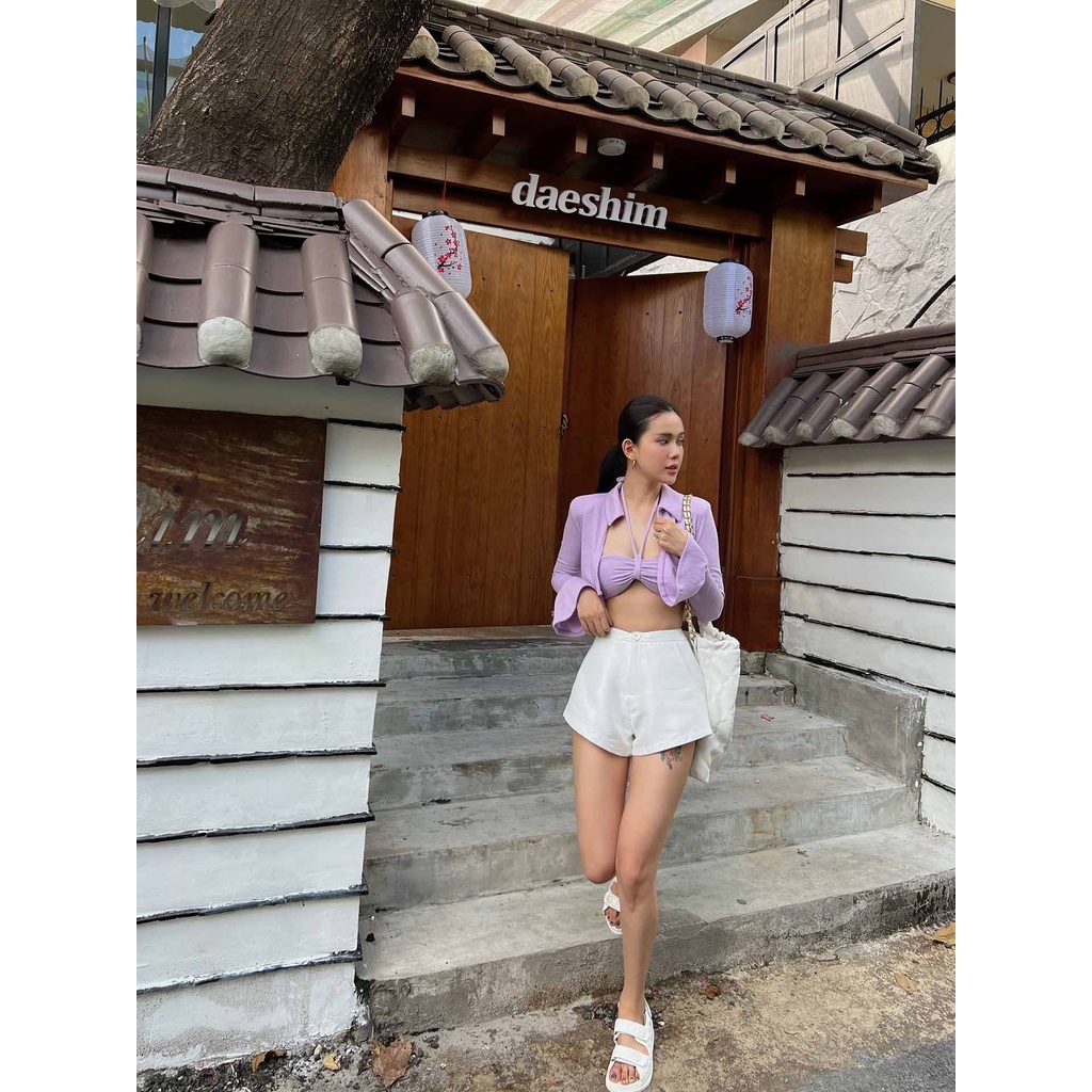 Set Nữ Cotton Candy Cardigan , Chất Vải Tăm Nhuyễn Thoải Mái , WSD000385 , Somehow