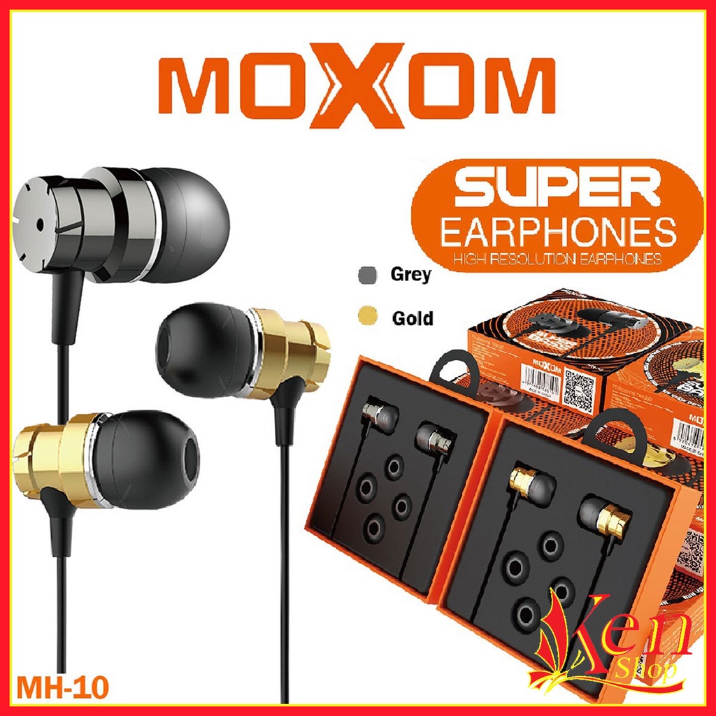 Tai Nghe Có Dây Nhét Tai Chính Hãng MOXOM MH - 06 / 08 / 10 / 11 / 12 / 13 / 14 Giá Rẻ