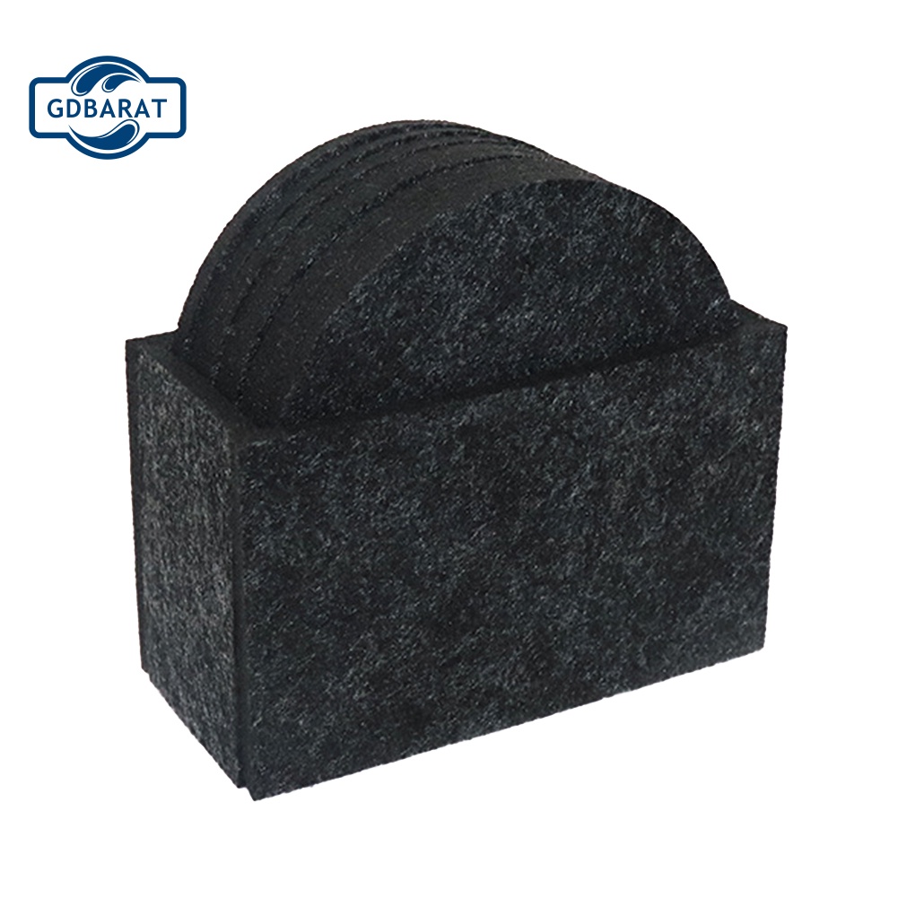 [NYCA Stock] Bộ 8 Miếng Lót Ly Cách Nhiệt Hình Lục Giác Tròn Vuông Trang Trí Bàn Ăn