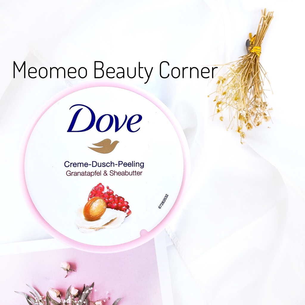 Tẩy da chết body Dove Exfoliating Body Scrub 225ml Đức
