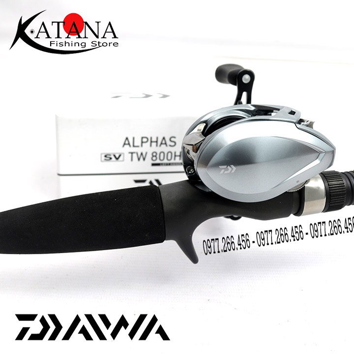 Máy câu Lure cao cấp Daiwa Alphas SV TW 800 HL