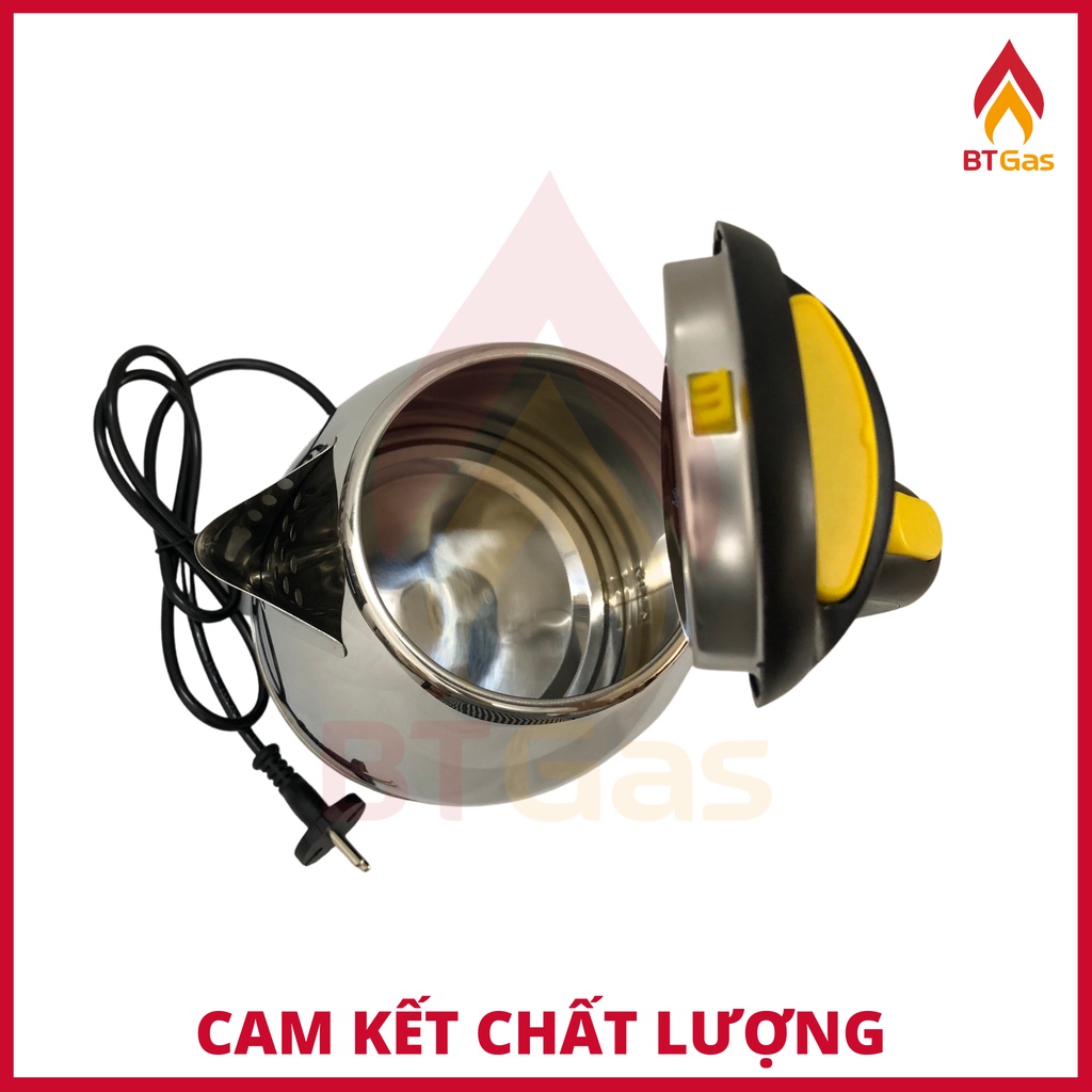 Bình đun siêu tốc, ấm siêu tốc bền đẹp, nấu nước an toàn, thân ấm inox dung tích 2 lít Osako OSA-206