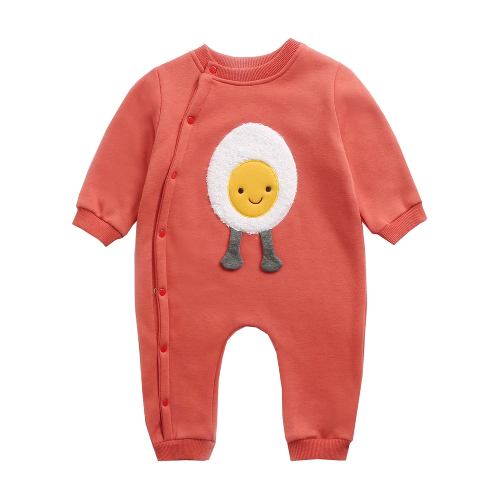 Sanlutoz Tay áo dài Em bé Mùa đông Rompers Phim hoạt hình Trẻ em Dễ thương