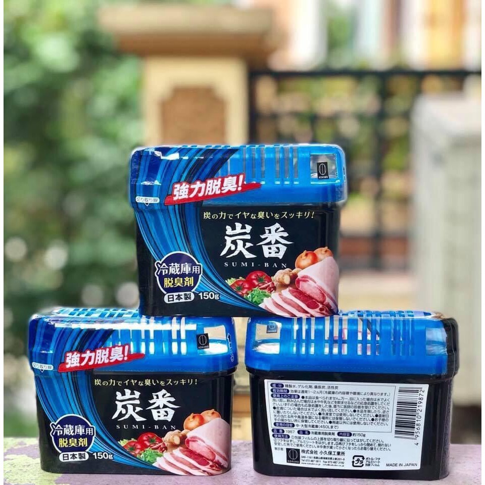 [Giao hàng HCM - 4h ] Hộp khử mùi tủ lạnh than hoạt tính KOKUBO - Nội địa Nhật Bản