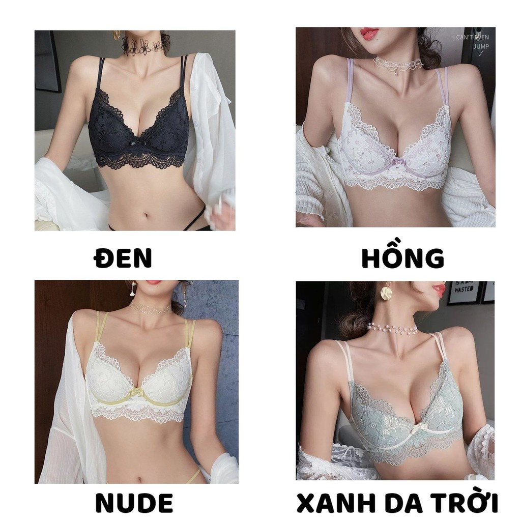 Áo Lót Nữ - Áo Ngực Nữ Ren Cao Cấp Mềm mại Nâng ngực điệu đà tôn vòng 1 gợi cảm mã AL36
