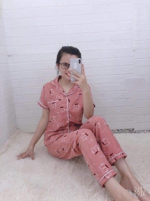 [Xả Kho]Bộ Pijama Tay Dài Quần Dài (Bộ Mặc Ngủ Nhà) | BigBuy360 - bigbuy360.vn