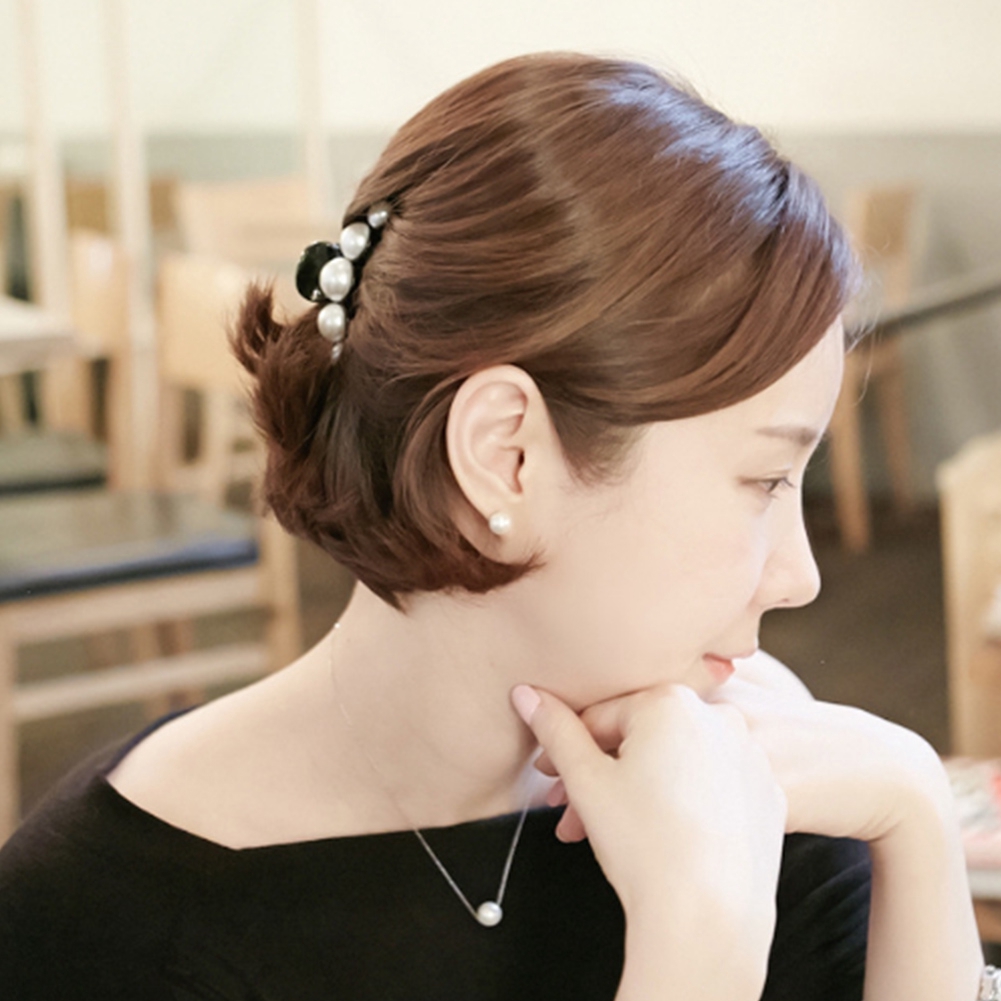 Kẹp càng cua đính ngọc trai thời trang cho nữ