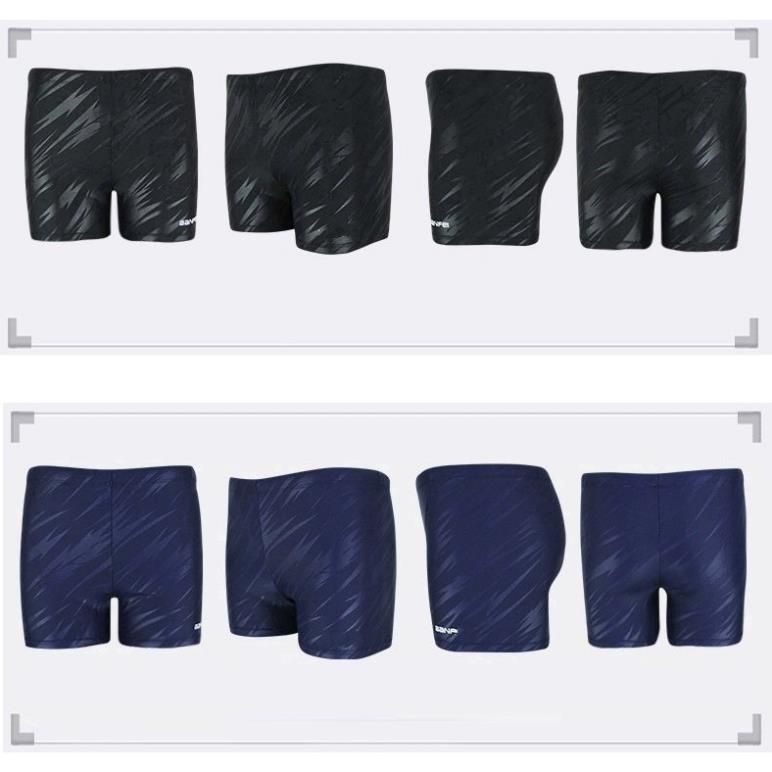 Quần bơi nam boxer 2 lớp chuyên nghiệp chống Clo, vải kháng nước, nhanh khô, thoáng khí, có dây buộc QBD1209