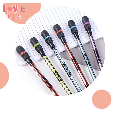 【lovelin】Bút Gel Nén Đầy Màu Sắc Dùng Làm Đồ Chơi Phát Triển Trí Thông Minh Cho Người Mới Bắt Đầu Có Thể Thay Thế Ruột Bút