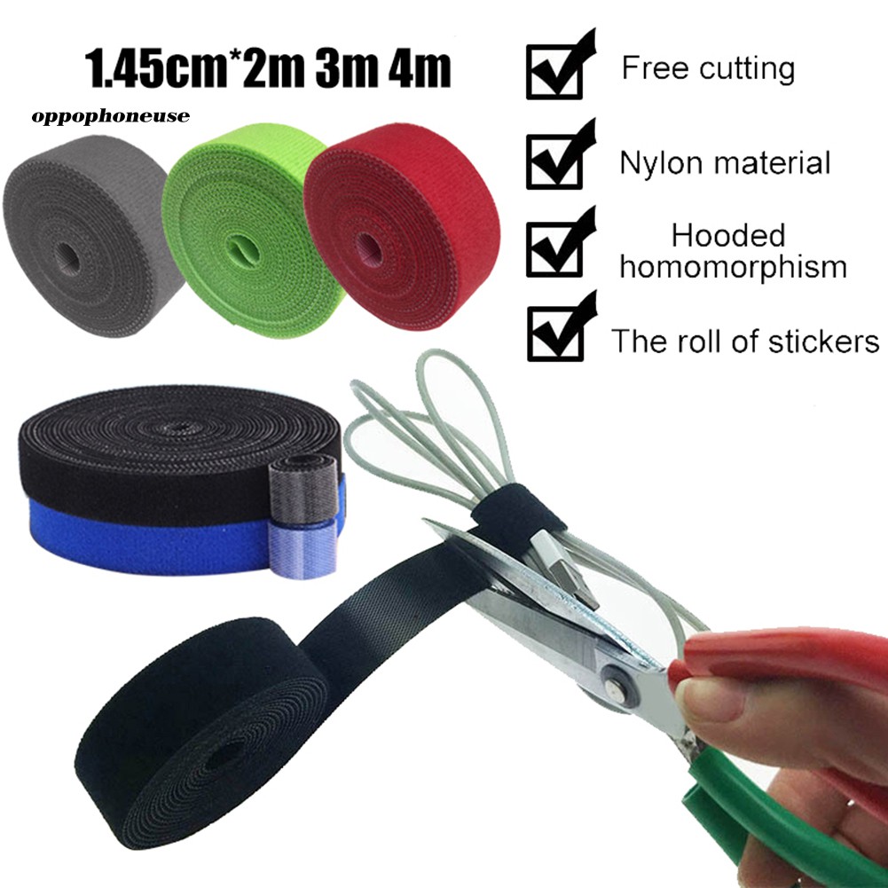 Dây Buộc Dây Cáp Gọn Gàng Tiện Dụng 2/3/4m