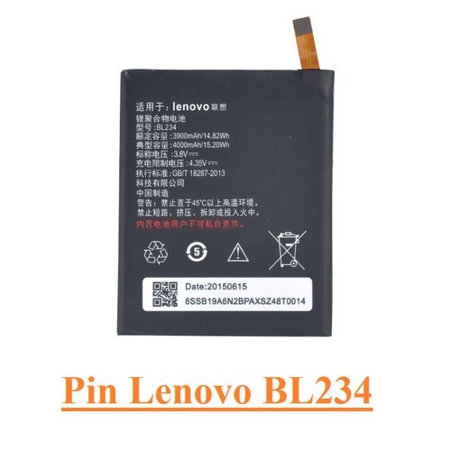 Pin Siêu Sịn rẻ chuẩn Hành Zin 100% thay thế cho Lenovo A5000 P1m P70 BL234