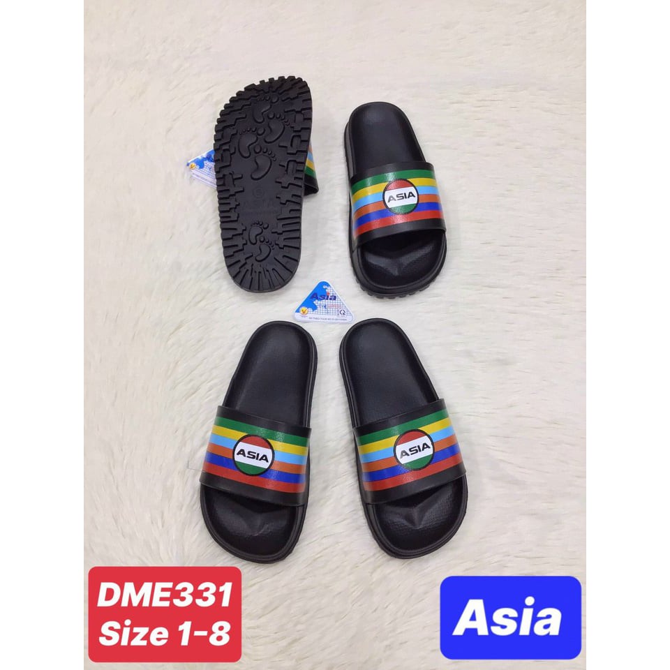 Dép nhựa ASIA 7 sắc cầu vồng - màu LGBT- mã DME331