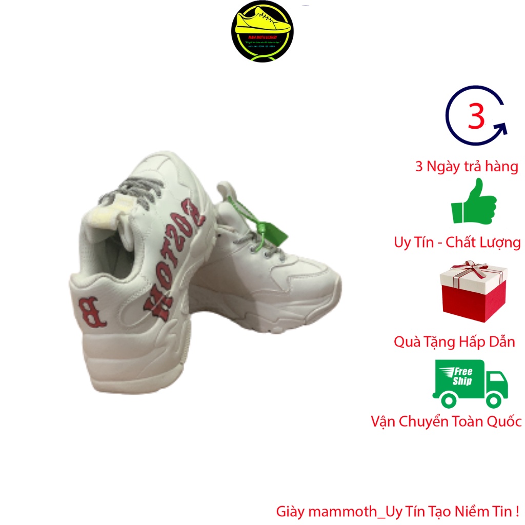 Giày mlb boston, giày mlb thể thao sneaker full size nam nữ mammoth