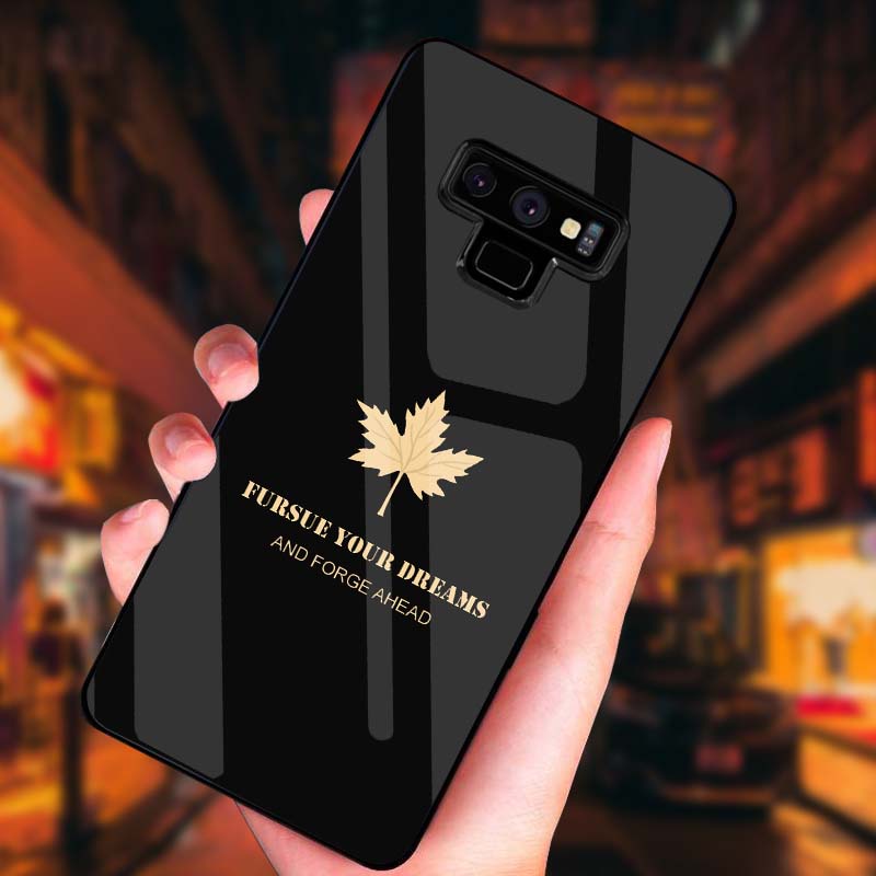 ỐP Lưng Samsung Galaxy Note 9 Mặt kính cường lực Cao Cấp, Sang Trọng thiết kế Độc Quyền