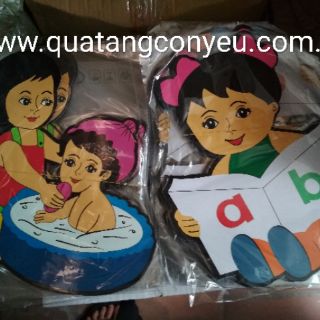 Combo tranh góc decan cho mần non