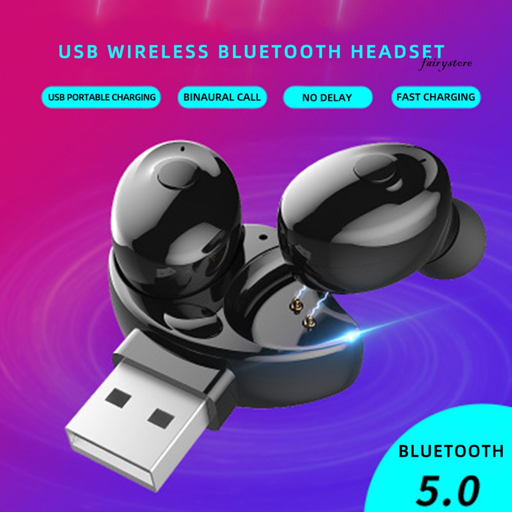 Tai Nghe Bluetooth 5.0 Fs + Xg17 Tws Âm Thanh Sống Động Chất Lượng Cao