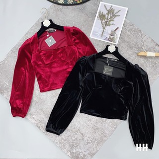 [Rẻ vô địch] ÁO NHUNG DÀI TAY 2 MÀU⚡️ảnh thật