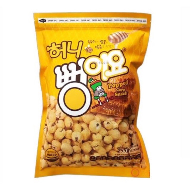 BỎNG NGÔ VỊ MẬT ONG HÀN QUỐC 255G