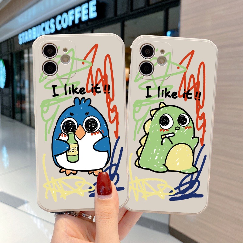 Ốp lưng iphone cạnh vuông giả 14 khủng long 6 5s/6/6plus/6s/6splus/7/7plus/8/8plus/x/xr/xs/11/12/pro/promax/13/14Promax