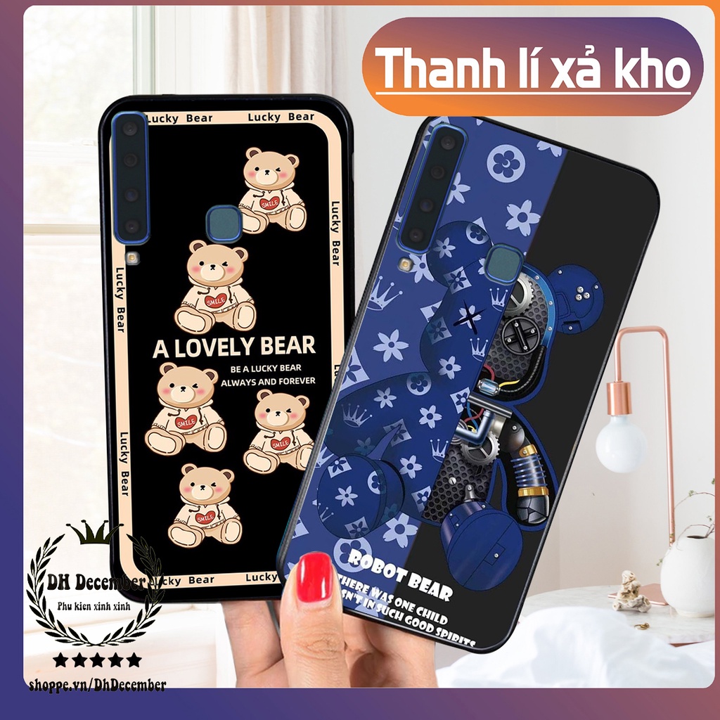 Ốp lưng Samsung A9 2018 in hình 3D lucky, gấu Beer xinh xắn - KHÔNG NÊN BỎ LỠ
