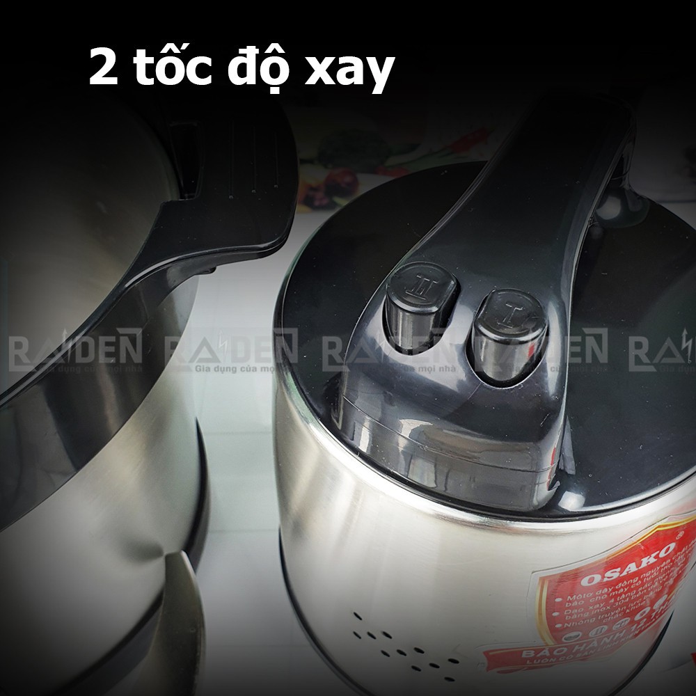 (INBOX SHOP NHẬN ƯU ĐÃI)Máy xay thịt công suất 1000W, cối inox 6L Osako OST-1020, bảo hành 12 tháng