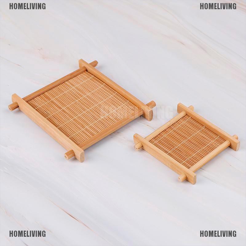 Đế Lót Cốc Trà Bằng Tre Tiện Dụng Cho Nhà Bếp