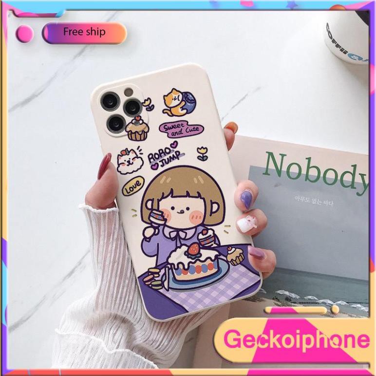 ốp lưng iphone Ôm Mèo  Từ 6 đến 12 promax  geckoD85