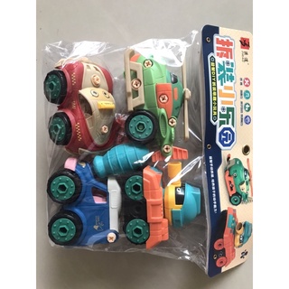 túi set 4 ô tô chạy đà cho bé