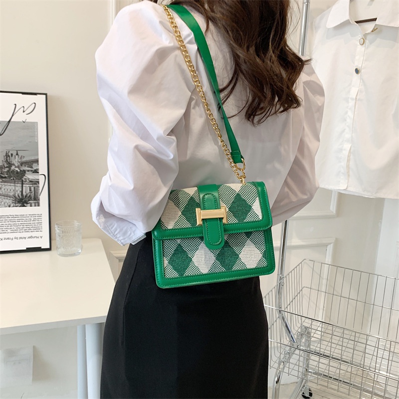 Túi Đeo Chéo Hình Vuông Đơn Giản Thời Trang Xuân Thu Dành Cho Nữ 2022