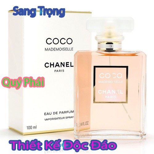 Nước Hoa Coco Mademoiselle EDP 100ML 🌳Nước Hoa Nữ Cao Cấp Lưu Hương Lâu, Mùi Thơm Quyến Rũ