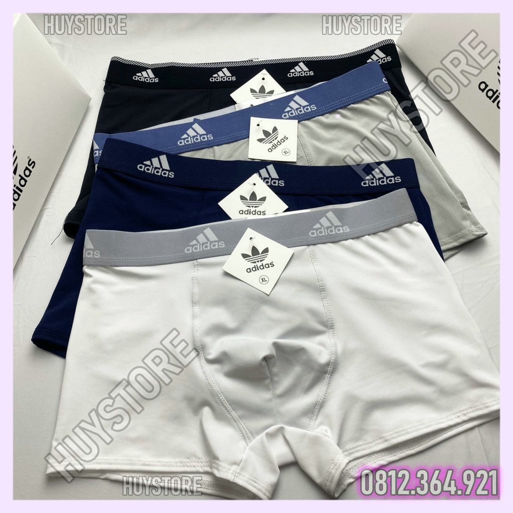 {Hộp 5 quần} sịp đùi nam ADIDAS  đủ màu, đủ size chất vải thun lạnh, thoáng mát, thấm hút mồ hôi,thoáng khí,dễ vận động