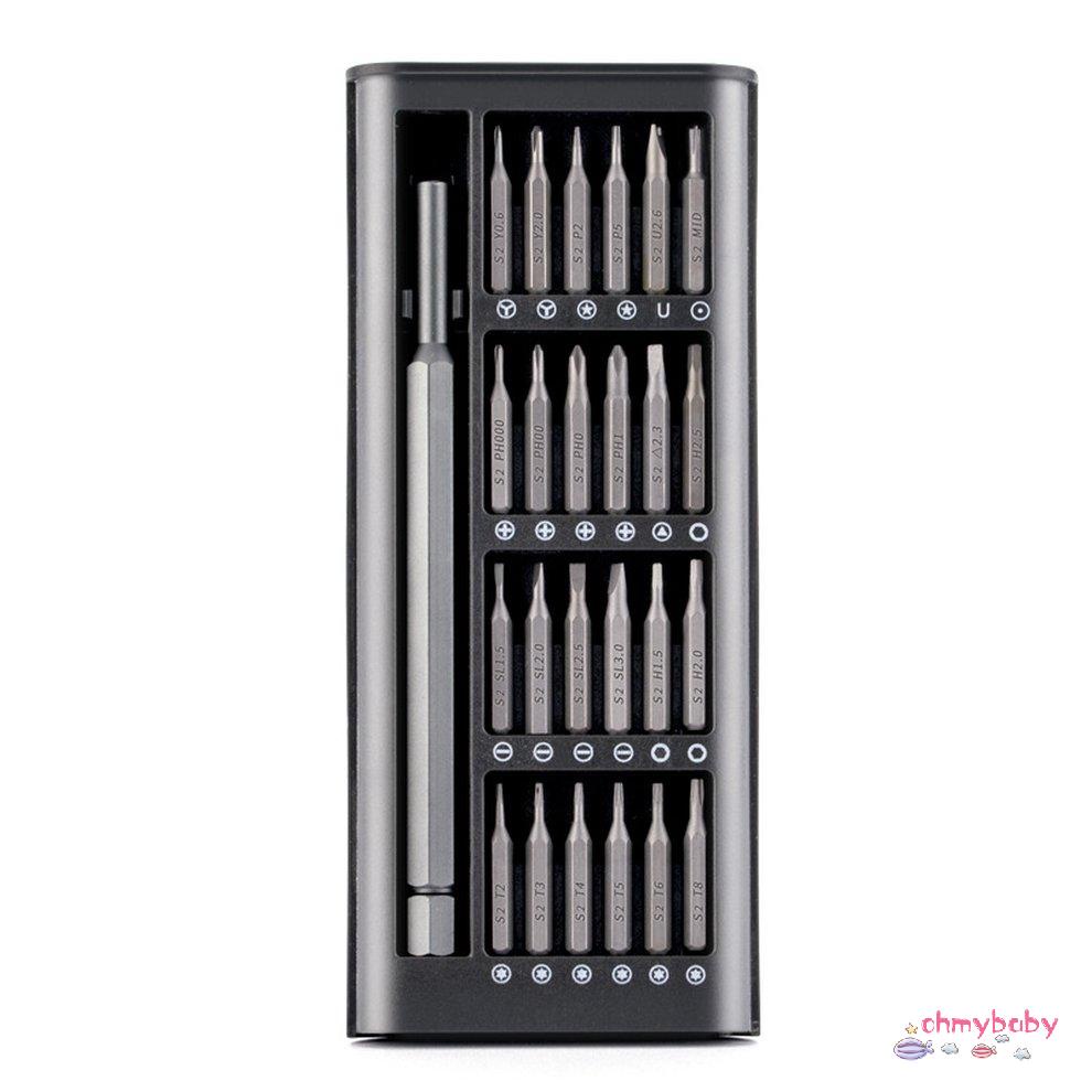 Bộ tô vít 25 cái Bộ dụng cụ vặn vít từ tính chính xác Bộ vặn vít tự làm không thể tháo rời [8/8]