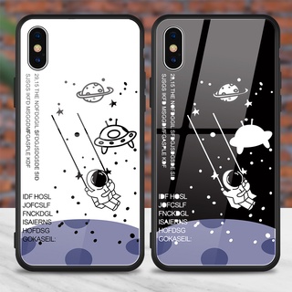 Ốp điện thoại mặt kính hình NASA cho SAMSUNG S20 FE S10 PLUS S8 S9 PLUS SAMSUNG S20 PLUS J4 J6 PLUS S7 EDGE