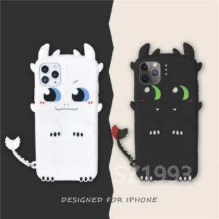 Ốp điện thoại silicon mềm hình rồng dễ thương cho iPhone 11 Pro Max X XS XR XS Max 8 7 6 6s Plus SE 2020