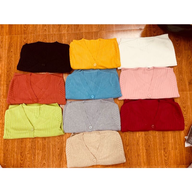 Aó Khoác Len Cadigan Hàng Quảng Châu Sịn Sò