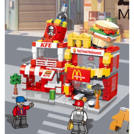 BỘ ĐỒ CHƠI XẾP HÌNH LEGO CITY CỬA HÀNG ĐỒ ĂN NHANH_McDonald's MINI
